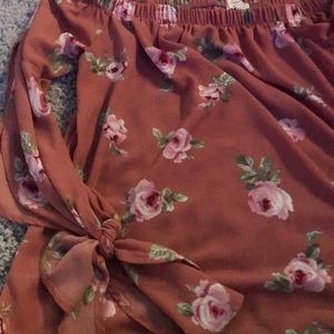 Off the shoulder dress shirt!